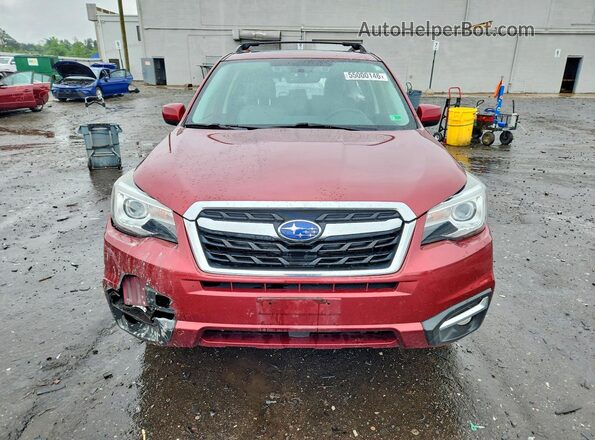JF2SJARCXHH567906 2017 SUBARU FORESTER Red Widok z przodu