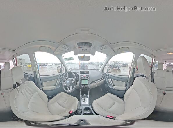 JF2SJARCXHH567906 2017 SUBARU FORESTER Red Widok wnętrza 360 stopni