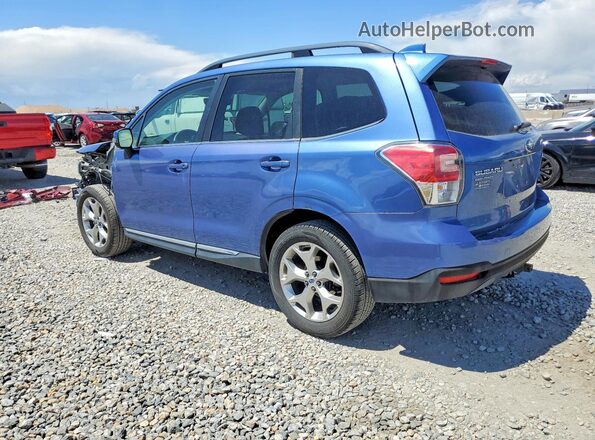 JF2SJATC3HH591103 2017 SUBARU FORESTER Blue Trasero izquierdo