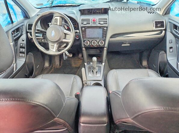 JF2SJATC6HH497054 2017 SUBARU FORESTER Silver Dashboard view
