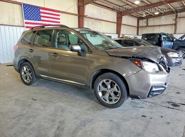 JF2SJATCXHH428416 2017 SUBARU FORESTER Tan Delantero derecho