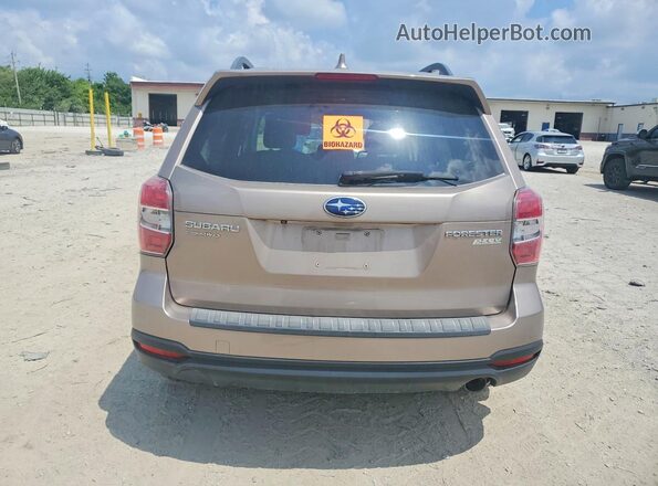 JF2SJAVC3GH500259 2016 SUBARU FORESTER Коричневый Вид сзади