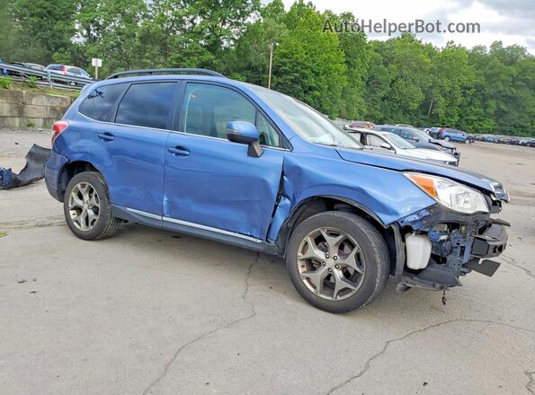 JF2SJAVC5GH489863 2016 SUBARU FORESTER Blue Առջևի աջ