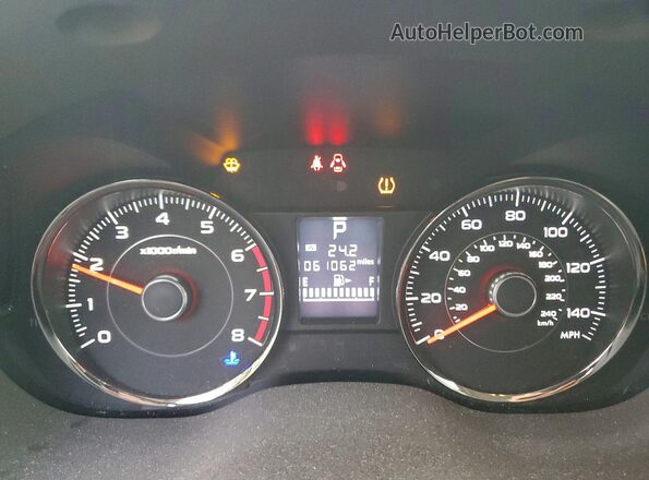 JF2SJAVC5GH489863 2016 SUBARU FORESTER Blue Սարքավորումների վահանակի տեսք
