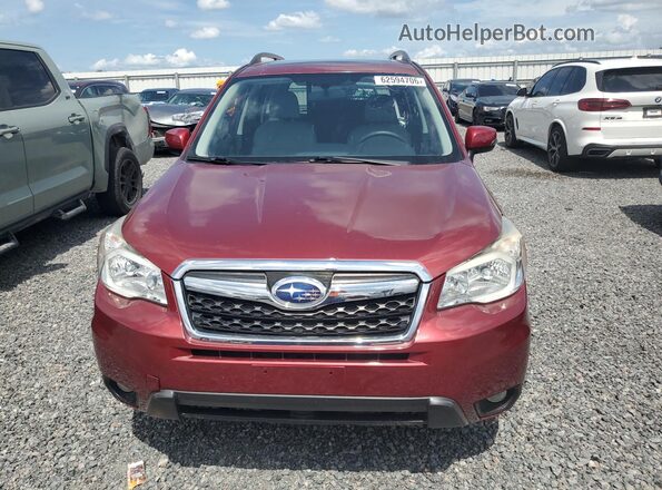 JF2SJAVC5GH500280 2016 SUBARU FORESTER Burgundy Vista frontal