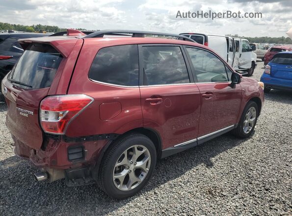 JF2SJAVC5GH500280 2016 SUBARU FORESTER Burgundy Trasero derecho