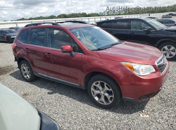 JF2SJAVC5GH500280 2016 SUBARU FORESTER Burgundy Delantero derecho