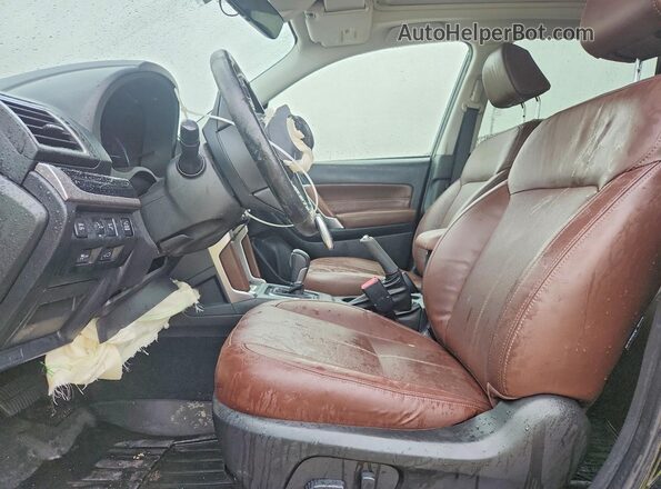 JF2SJAWC0HH566350 2017 SUBARU FORESTER Black Widok wnętrza z przodu