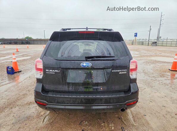 JF2SJAWC0HH566350 2017 SUBARU FORESTER Black Widok z tyłu