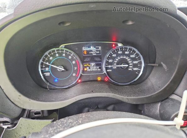 JF2SJAWC0HH566350 2017 SUBARU FORESTER Black Widok zestawu wskaźników