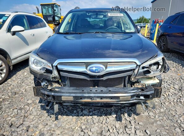 JF2SJAWC0JH479182 2018 SUBARU FORESTER Gray Вид спереду