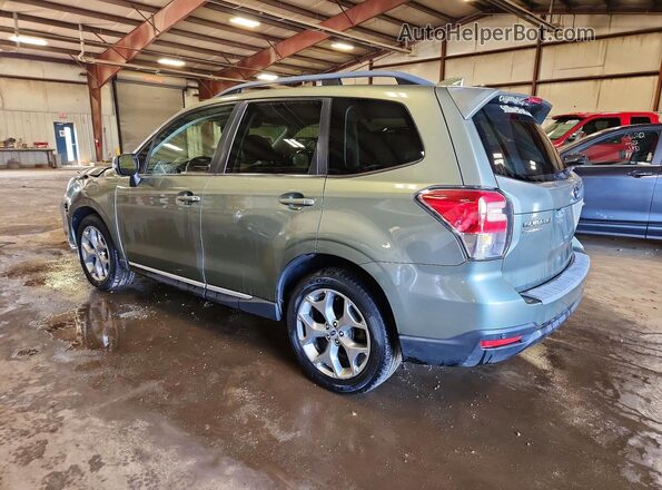 JF2SJAWC1HH464202 2017 SUBARU FORESTER Зеленый Задняя левая четверть