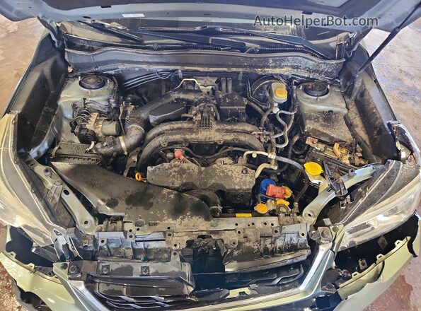 JF2SJAWC1HH464202 2017 SUBARU FORESTER Зеленый Вид подкапотного пространства