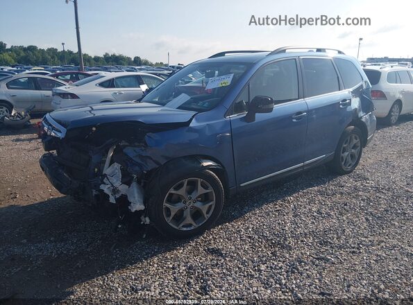 JF2SJAWC2HH473054 2017 SUBARU FORESTER Blue წინა მარცხენა ხედი სამი მეოთხედიდან