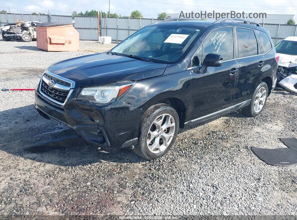 JF2SJAWC2JH511727 2018 SUBARU FORESTER Black Vista tres cuartos delantera izquierda