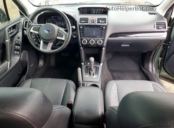 JF2SJAWC3HH585278 2017 SUBARU FORESTER Green Вид панелі приладів