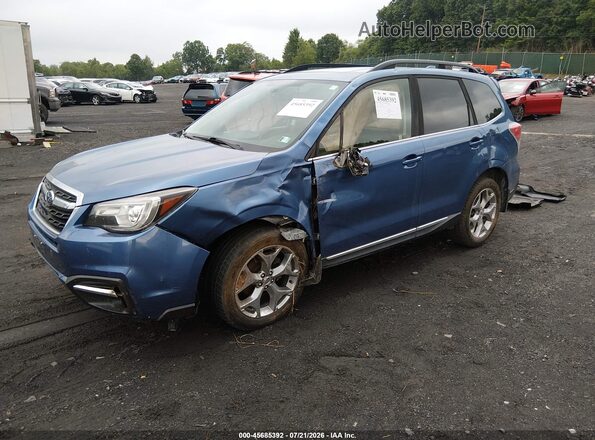 JF2SJAWC4HH522531 2017 SUBARU FORESTER Light Blue Vista tres cuartos delantera izquierda