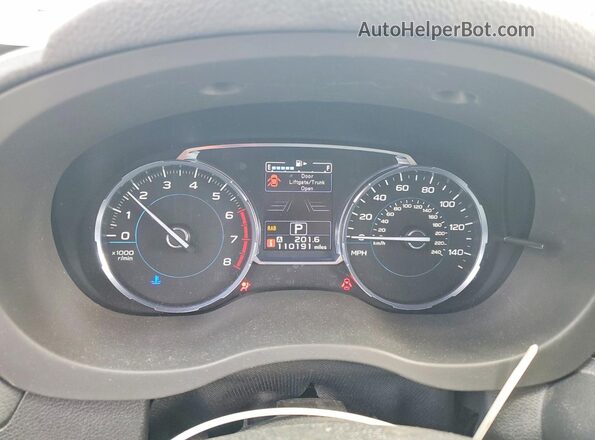 JF2SJAWC4HH804216 2017 SUBARU FORESTER Silver Սարքավորումների վահանակի տեսք