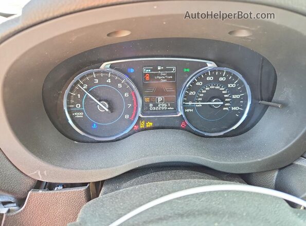 JF2SJAWC6HH455950 2017 SUBARU FORESTER Silver Սարքավորումների վահանակի տեսք