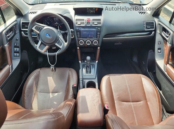 JF2SJAWC6JH422047 2018 SUBARU FORESTER White Вид панелі приладів