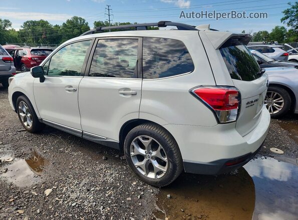 JF2SJAWC6JH422047 2018 SUBARU FORESTER White Задня ліва чверть