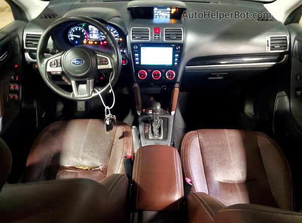 JF2SJAWC6JH427832 2018 SUBARU FORESTER Черный Вид панели приборов