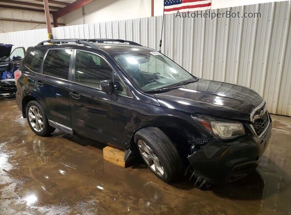 JF2SJAWC6JH427832 2018 SUBARU FORESTER Черный Передняя правая четверть