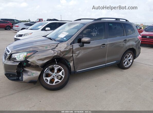 JF2SJAWC6JH464637 2018 SUBARU FORESTER Tan Панорамний вид салону 360°
