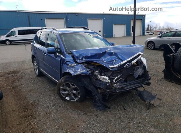 JF2SJAWC7JH433218 2018 SUBARU FORESTER Blue Przód prawy