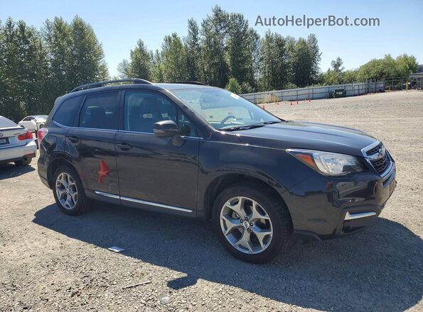 JF2SJAWC7JH459589 2018 SUBARU FORESTER Черный Передняя правая четверть