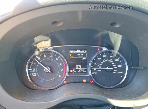 JF2SJAWC7JH533531 2018 SUBARU FORESTER Gray Instrument cluster view