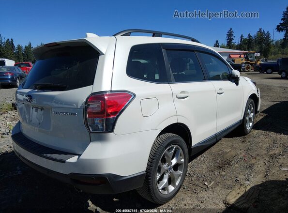 JF2SJAWC7JH587654 2018 SUBARU FORESTER White უკანა მარჯვენა
