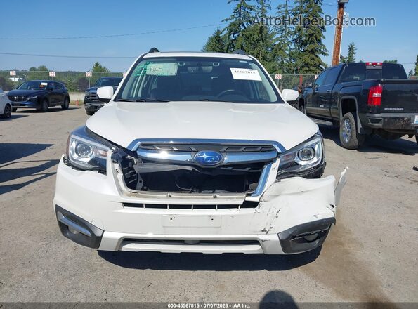JF2SJAWC7JH587654 2018 SUBARU FORESTER White უკანა სალონის ხედი
