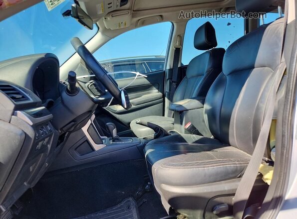 JF2SJAWC8HH539316 2017 SUBARU FORESTER Silver წინა სალონის ხედი