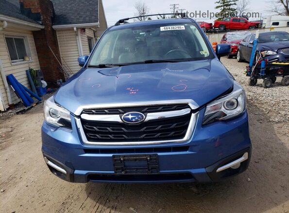 JF2SJAWC8JH454773 2018 SUBARU FORESTER Синий Вид спереди
