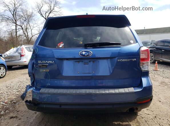 JF2SJAWC8JH454773 2018 SUBARU FORESTER Синий Вид сзади