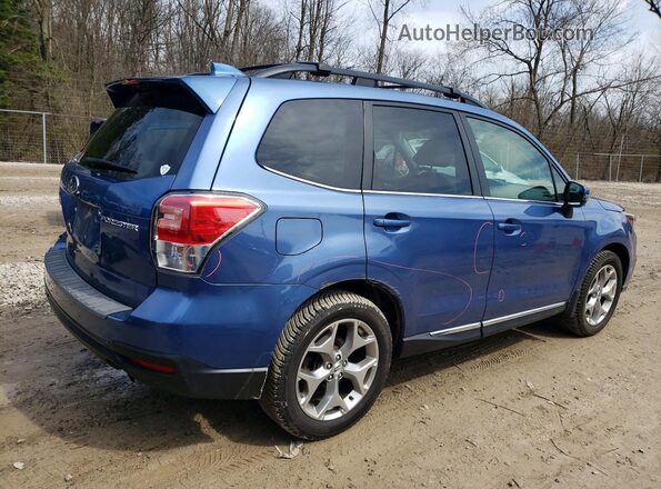 JF2SJAWC8JH454773 2018 SUBARU FORESTER Синий Задняя правая четверть