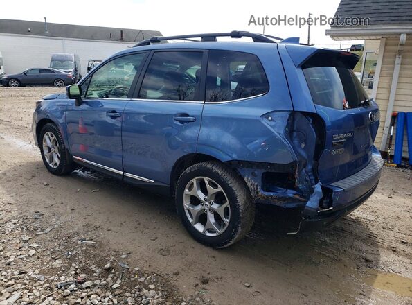 JF2SJAWC8JH454773 2018 SUBARU FORESTER Синий Задняя левая четверть