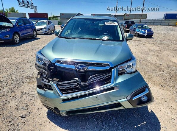 JF2SJAWC8JH531755 2018 SUBARU FORESTER Green Widok z przodu