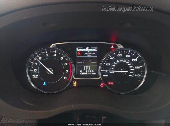 JF2SJAWC8JH607653 2018 SUBARU FORESTER Gray Vista de los asientos traseros