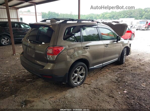 JF2SJAWC8JH607653 2018 SUBARU FORESTER Gray Trasero derecho