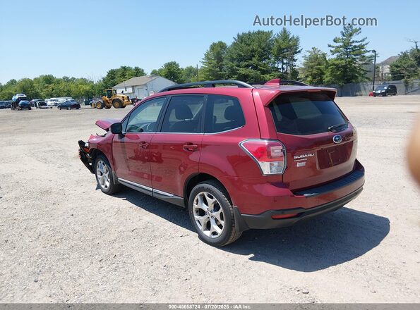 JF2SJAWCXJH573103 2018 SUBARU FORESTER Red Trasero izquierdo