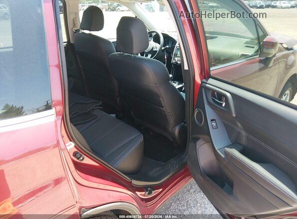 JF2SJAWCXJH573103 2018 SUBARU FORESTER Red Vista de la etiqueta del VIN