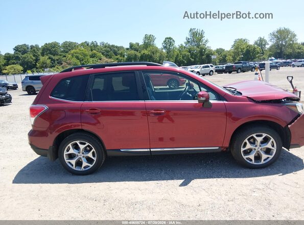 JF2SJAWCXJH573103 2018 SUBARU FORESTER Red Vista interior trasera