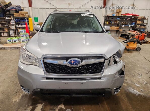 JF2SJAXC0GH499925 2016 SUBARU FORESTER Silver Widok z przodu