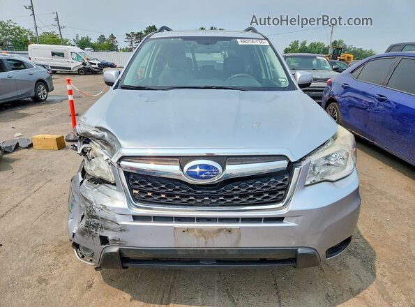 JF2SJAXC2GH555816 2016 SUBARU FORESTER Silver Front view