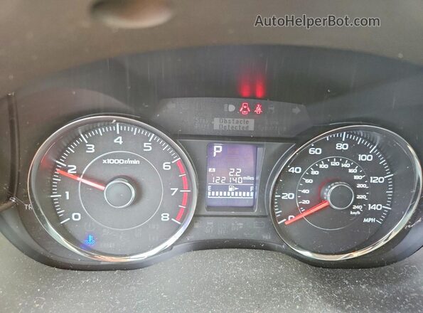 JF2SJAXC2GH555816 2016 SUBARU FORESTER Silver Instrument cluster view
