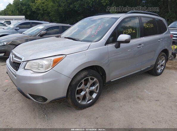 JF2SJAXC4GH441767 2016 SUBARU FORESTER Silver წინა მარცხენა ხედი სამი მეოთხედიდან