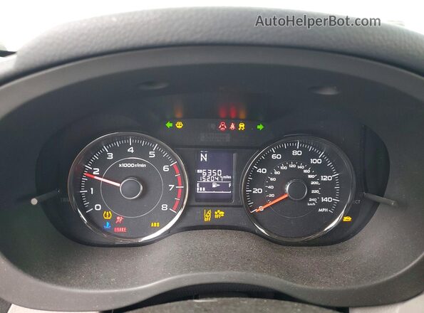 JF2SJAXC5GH515018 2016 SUBARU FORESTER Green Vista del cuadro de instrumentos