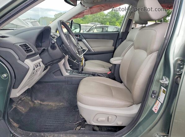 JF2SJAXC5GH515018 2016 SUBARU FORESTER Green Vista interior delantera